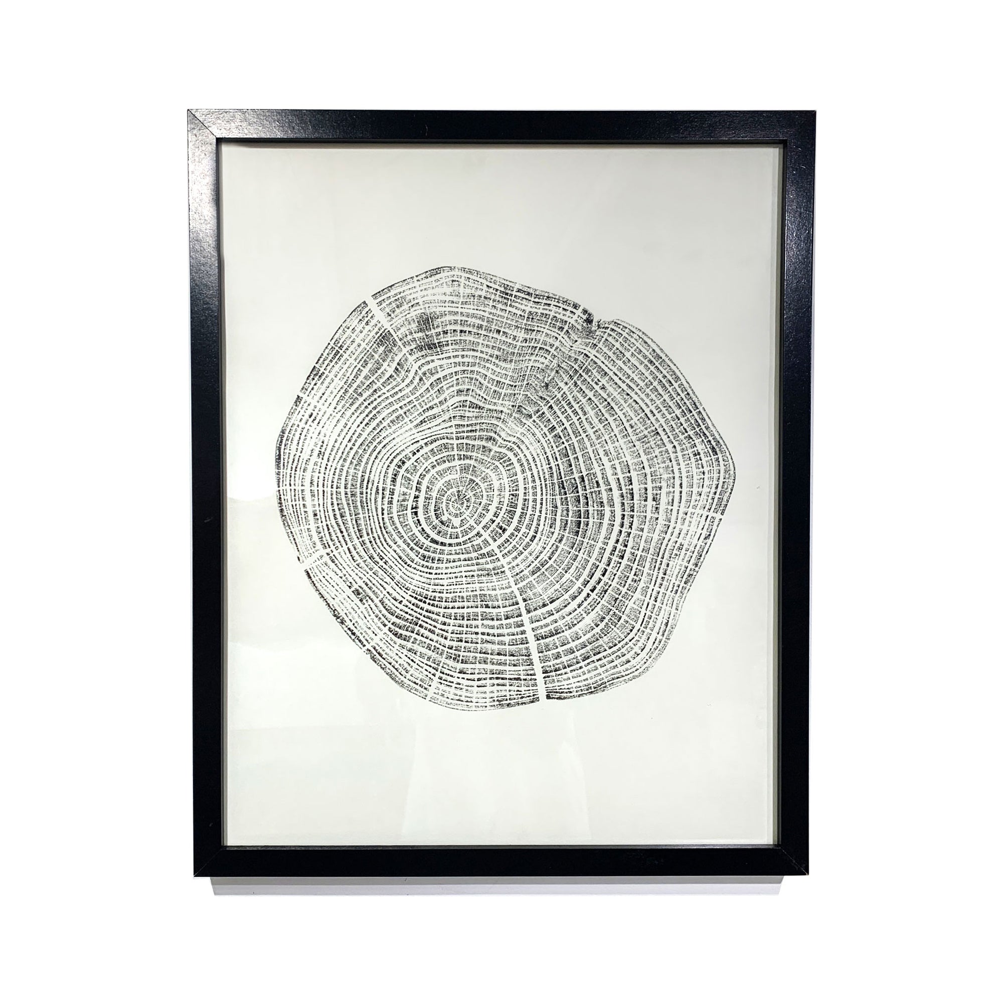 01 Cedar Log Original Relief Print