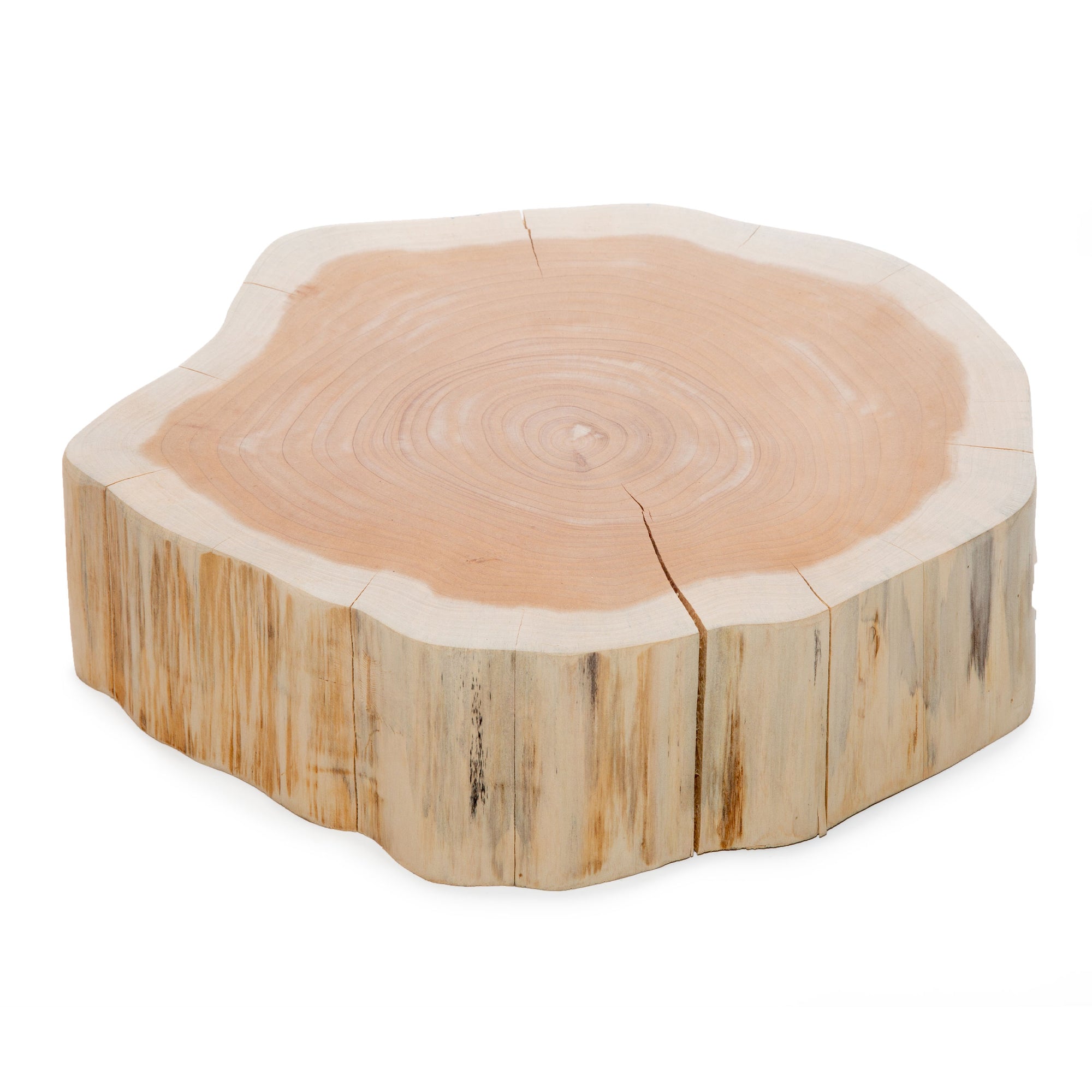 Sanded Cedar Centerpiece