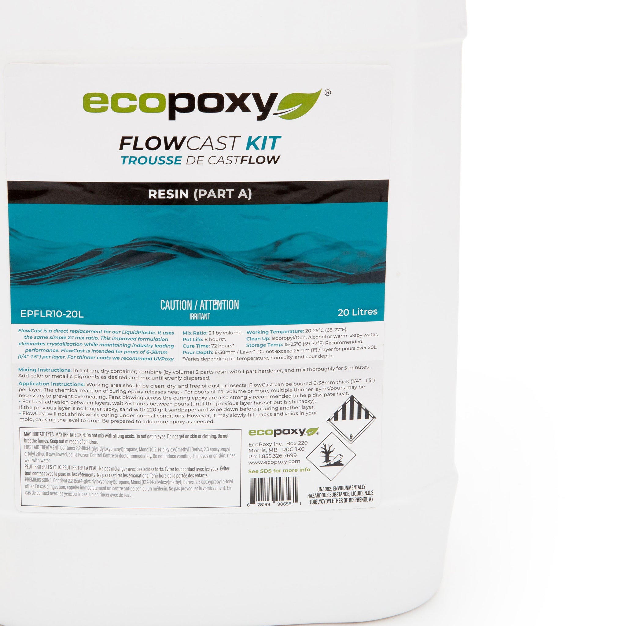 EcoPoxy FlowCast Clear Resin Kit