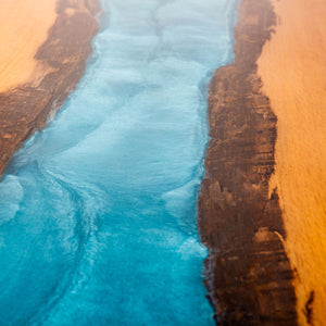 Buried Live Oak Turquoise River Table Top