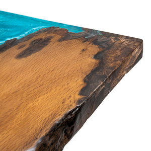 Buried Live Oak Turquoise River Table Top